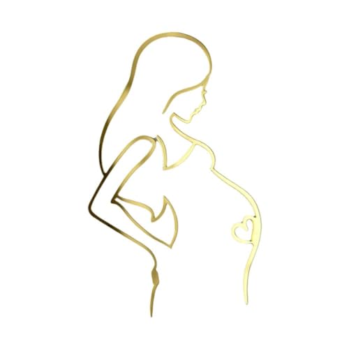 Tortenaufsatz aus Acryl, Schwangere Frau, Babyparty, Kuchendekoration, Baby-Dekorationen, Ideen für Babypartys von SHYKNYU