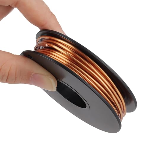 Reiner Kupferdraht, Kupferdraht Pur, T2 Blanker Kupferdraht, Basteldraht, Isolierter Kupferdraht, für Schweißen, Experiment, Schmuck, DIY von SHYSBV