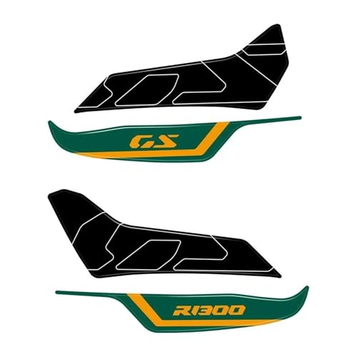 SHYYBD Felgenrandaufkleber Motorrad-Epoxidharz-Aufkleber, Handschutz-Schutzset Für B&MW GS1300 R1300GS R 1300 GS 2024, Handschutz-Spoiler-Aufkleber Felgenaufkleber(Farbe 3) von SHYYBD