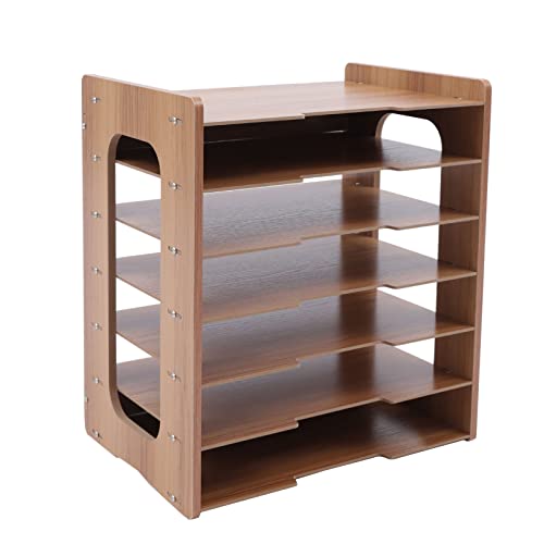 7 Ablagefächer Holz Büro Schreibtisch Organizer Briefablage Dokumentenhalter A4 Papierfach für Das Innenministerium Schule 7 Ablagefächer Holz Büro Schreibtisch Organizer Briefablage Dokumentenhalter A4 Papierfach für Das Innenministerium Schule von SHZICMY