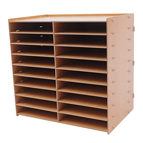 Dokumentenablage Holz Ablagefach, Aktenaufbewahrung Organizer Büro Schreibtisch Briefablage Aktenablage Papierablage für A4 Papier Ordner Ablagesystem Organizer Dokumentenablage Holz Ablagefach, Aktenaufbewahrung Organizer Büro Schreibtisch Briefablage Aktenablage Papierablage für A4 Papier Ordner Ablagesystem Organizer von SHZICMY