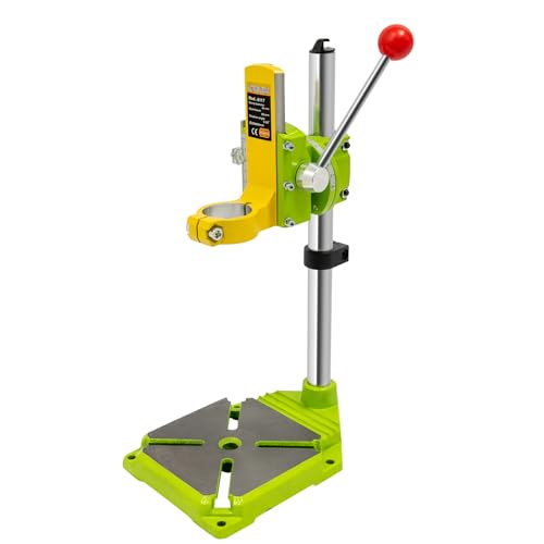 SHZICMY Bohrständer für Bohrmaschine, Bohrmaschinenständer Höhenverstellbar, Bohrständerklemme Halterung Säule Bohrerhalter 90° Drehbar, Nicht Enthalten Schraubstock SHZICMY Bohrständer für Bohrmaschine, Bohrmaschinenständer Höhenverstellbar, Bohrständerklemme Halterung Säule Bohrerhalter 90° Drehbar, Nicht Enthalten Schraubstock von SHZICMY