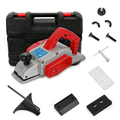 SHZICMY Elektrohobel 1300W 13000 U/min Balkenhobel Stufenhobel Hobelmaschine Elektrischer Holzhobel Handhobel Elektro Hobel, Hobelbreite 90 mm, Max. Hobeltiefe 2 mm SHZICMY Elektrohobel 1300W 13000 U/min Balkenhobel Stufenhobel Hobelmaschine Elektrischer Holzhobel Handhobel Elektro Hobel, Hobelbreite 90 mm, Max. Hobeltiefe 2 mm von SHZICMY