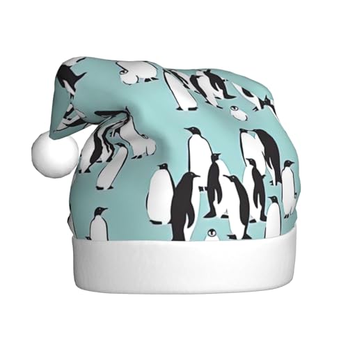 SHuWeiD Niedliche Pinguine Weihnachtsmütze, Erwachsene Weihnachtsmütze, Uni Weihnachtsmütze, geeignet für Neujahrsfeiertage Party SHuWeiD Niedliche Pinguine Weihnachtsmütze, Erwachsene Weihnachtsmütze, Uni Weihnachtsmütze, geeignet für Neujahrsfeiertage Party von SHuWeiD