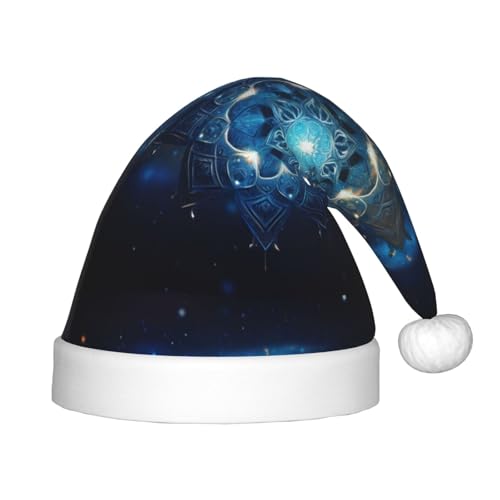 SHuWeiD Sternenhimmel Mandala Druck Weihnachtsmütze Weihnachten Urlaub Hut Uni Samt Klassische Weihnachtsmütze Neujahr Party SHuWeiD Sternenhimmel Mandala Druck Weihnachtsmütze Weihnachten Urlaub Hut Uni Samt Klassische Weihnachtsmütze Neujahr Party von SHuWeiD