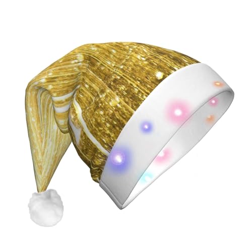 SHuWeiD Weihnachtsmannmütze, Flanell, Weihnachtsmannmütze mit LED-Lichtern, Weihnachtsmannmütze, Weihnachtsmannmütze, Weihnachtsmannmütze, Party-Accessoire, SHuWeiD Weihnachtsmannmütze, Flanell, Weihnachtsmannmütze mit LED-Lichtern, Weihnachtsmannmütze, Weihnachtsmannmütze, Weihnachtsmannmütze, Party-Accessoire, von SHuWeiD
