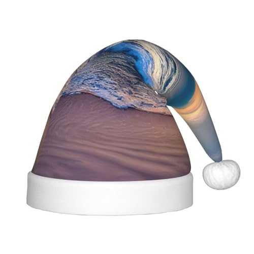 SHuWeiD Weihnachtsmütze mit Sonnenuntergang am Meer, uni, Samt, klassisch, Weihnachtsmütze, Neujahrsparty SHuWeiD Weihnachtsmütze mit Sonnenuntergang am Meer, uni, Samt, klassisch, Weihnachtsmütze, Neujahrsparty von SHuWeiD
