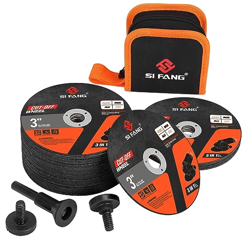 SI FANG 25-Piece Trennscheiben 76 x 1.2 x 9.5 mm + Werkzeughalter + Bag Set für stabschleifer geradschleifer trennscheibe metall SI FANG 25-Piece Trennscheiben 76 x 1.2 x 9.5 mm + Werkzeughalter + Bag Set für stabschleifer geradschleifer trennscheibe metall von SI FANG