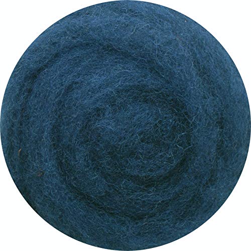SIA COLLA-S Filzwolle 100% Wolle zum Filzen Trockenfilzen Nassfilzen - Blau Navy 75 g von SIA COLLA-S