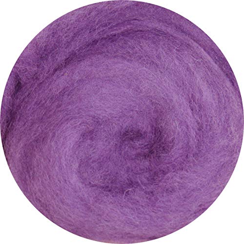 SIA COLLA-S Filzwolle 100% Wolle zum Filzen Trockenfilzen Nassfilzen - Lavendel Violett 25 g von SIA COLLA-S