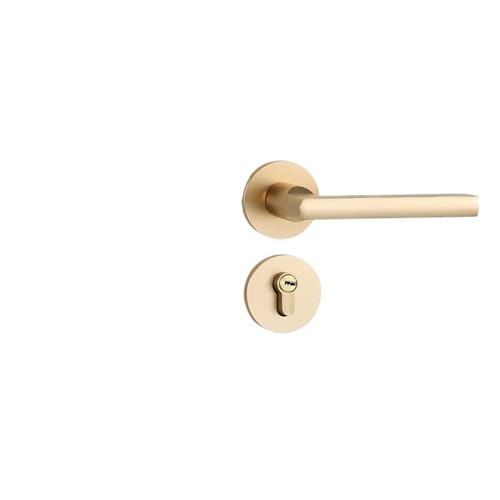 Home Türschloss Schlafzimmer Innen Zinklegierung Silent Split Lock Space Aluminium Massivholz Möbelbeschläge(Y355845 Silent) von SIBBLE