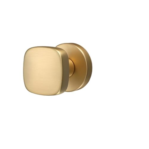 SIBBLE 5 Zoll 6 Zoll unsichtbare Tür hydraulisches Scharnier selbstschließendes Dämpfungspuffer-Federscharnier automatisch schließender Türschließer(Brushed Copper Square Invisible) von SIBBLE