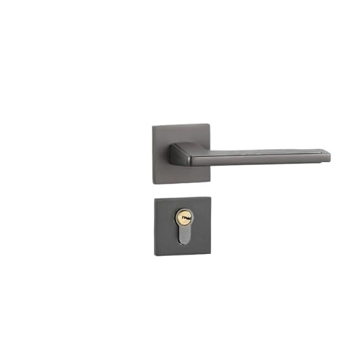 SIBBLE Grauer Haushalt, geräuschlos, Zinklegierung, geteiltes Schloss, Schlafzimmerraum, Aluminium, Moderne, einfache Massivholz-Möbelbeschläge(F L01 5845 Silent) von SIBBLE