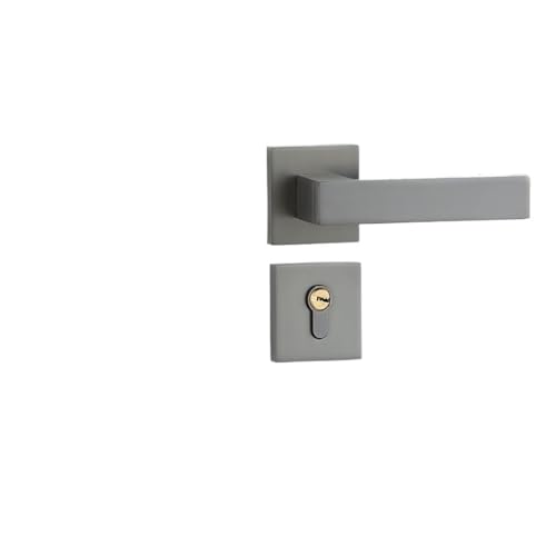 SIBBLE Grauer Haushalt, geräuschlos, Zinklegierung, geteiltes Schloss, Schlafzimmerraum, Aluminium, Moderne, einfache Massivholz-Möbelbeschläge(F X39 5845 Silent) von SIBBLE