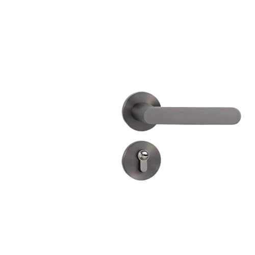 SIBBLE Grauer Haushalt, geräuschlos, Zinklegierung, geteiltes Schloss, Schlafzimmerraum, Aluminium, Moderne, einfache Massivholz-Möbelbeschläge(X32 5845 Silent) von SIBBLE