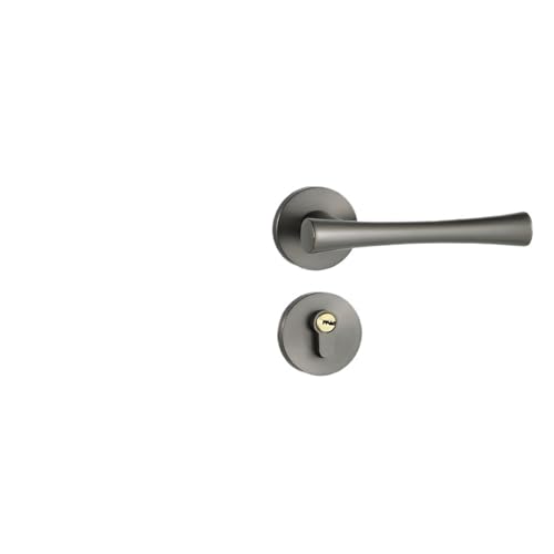 SIBBLE Grauer Haushalt, geräuschlos, Zinklegierung, geteiltes Schloss, Schlafzimmerraum, Aluminium, Moderne, einfache Massivholz-Möbelbeschläge(X33 5845 Silent) von SIBBLE