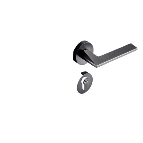 SIBBLE Grauer Haushalt, geräuschlos, Zinklegierung, geteiltes Schloss, Schlafzimmerraum, Aluminium, Moderne, einfache Massivholz-Möbelbeschläge(X34 5845 Silent) von SIBBLE