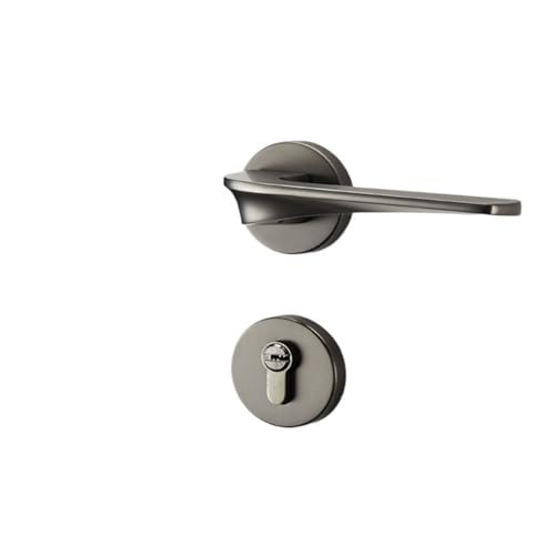 SIBBLE Grauer Haushalt, geräuschlos, Zinklegierung, geteiltes Schloss, Schlafzimmerraum, Aluminium, Moderne, einfache Massivholz-Möbelbeschläge(X35 5845 Silent) von SIBBLE