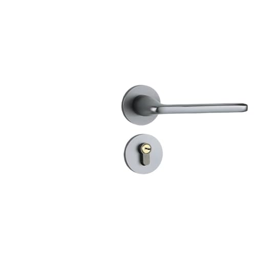 SIBBLE Grauer Haushalt, geräuschlos, Zinklegierung, geteiltes Schloss, Schlafzimmerraum, Aluminium, Moderne, einfache Massivholz-Möbelbeschläge(Y09 5845 Silent) von SIBBLE