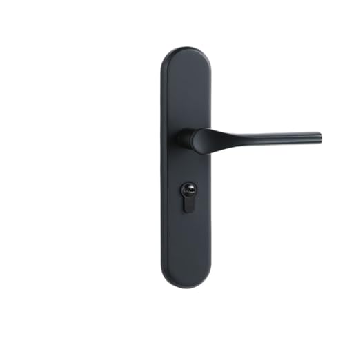 SIBBLE Schwarze Zinklegierung for Zuhause, Schlafzimmer, Türschloss, Zimmertürschloss, geräuschlos, magnetischer Türgriff, Möbelgriff-Hardware(Yahei 50 Magnetic) von SIBBLE
