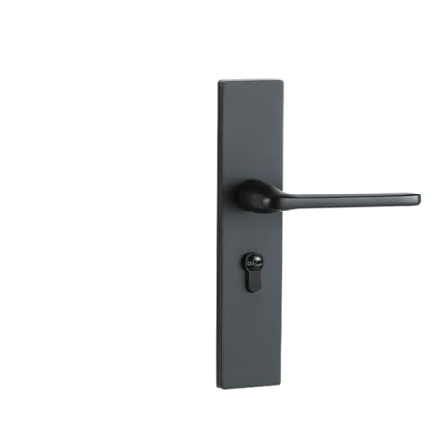 SIBBLE Schwarzer Haushalts-Zinklegierungs-Innenraum-Massivholzgriff-Türschloss-Schlafzimmer-Stiller Magnetverschluss-Hardware-Türgriff(Yahei 50 Copper) von SIBBLE