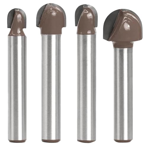 4 x Rundfräser-Bits, 1/4-Zoll-Schaft 4 x Rundfräser-Bits, 1/4-Zoll-Schaft von SICWOOD
