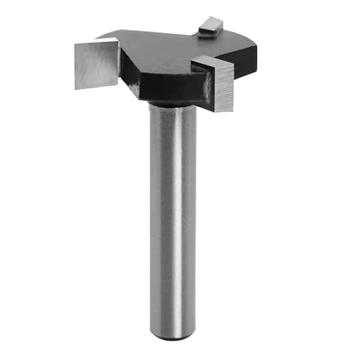 CNC-Spoilboard-Fräser-Bit, 1/4 Schaft, 2,5 cm Schnittdurchmesser, 1,27 cm Höhe, Plattenabflachungsfräser, Holzhobel-Bit, Hobel-Bit, für Flycutter/Plattennivellierer/Rabbeting, von SICWOOD CNC-Spoilboard-Fräser-Bit, 1/4 Schaft, 2,5 cm Schnittdurchmesser, 1,27 cm Höhe, Plattenabflachungsfräser, Holzhobel-Bit, Hobel-Bit, für Flycutter/Plattennivellierer/Rabbeting, von SICWOOD von SICWOOD