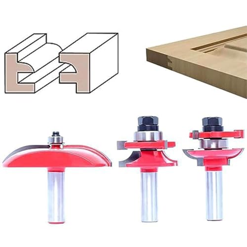 Oberfräsen-Bits für Schranktüren, 1,27 cm Schaft von SICWOOD