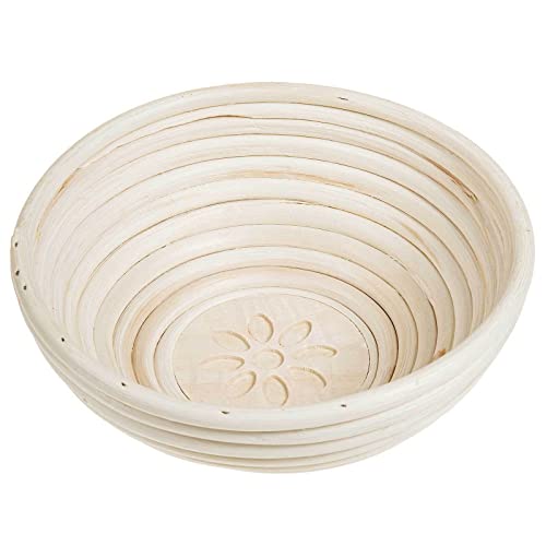 SIDCO Gärkorb Gärkörbchen Brotteig Gärkörbe Brotform Motiv Peddigrohr Holzboden Blume 0,5 kg SIDCO Gärkorb Gärkörbchen Brotteig Gärkörbe Brotform Motiv Peddigrohr Holzboden Blume 0,5 kg von SIDCO