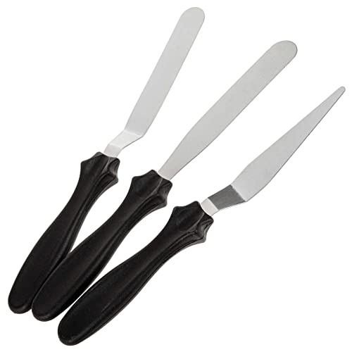 SIDCO Streichpalette Winkelpalette 3 x Mini Tortenmesser Glasurmesser Konditormesser SIDCO Streichpalette Winkelpalette 3 x Mini Tortenmesser Glasurmesser Konditormesser von SIDCO