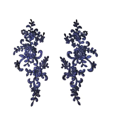 1 Paar bestickte Blumen-Spitzenapplikation zum Aufnähen, Stoffaufnäher, Kragenbesatz, Basteln, Aufkleber, Ausschnitt, DIY, Nähdekoration, Blau 2 1 Paar bestickte Blumen-Spitzenapplikation zum Aufnähen, Stoffaufnäher, Kragenbesatz, Basteln, Aufkleber, Ausschnitt, DIY, Nähdekoration, Blau 2 von SIDIFU