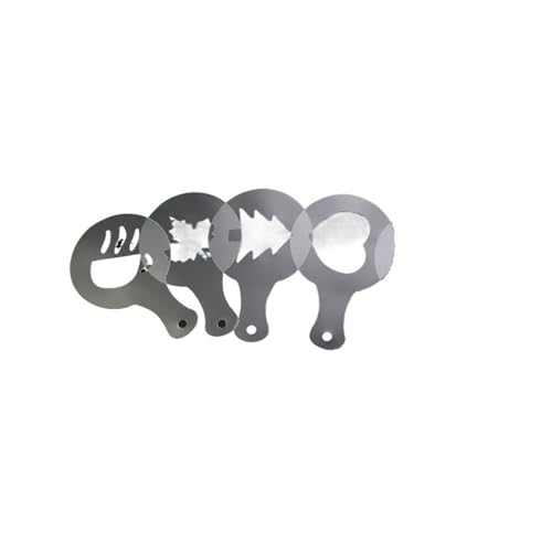 15-teiliges Kunststoff-Schablonen-Set für Cafés, Barista-Schablonen, Dekoration, Werkzeug, Girlande, ausgefallener Kaffee, Druck, Blumenmodell 15-teiliges Kunststoff-Schablonen-Set für Cafés, Barista-Schablonen, Dekoration, Werkzeug, Girlande, ausgefallener Kaffee, Druck, Blumenmodell von SIDIFU