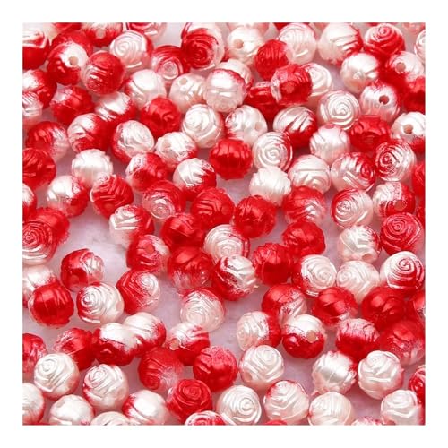 50–100 Stück runde Rosenperlen in 10 Farben, lose Abstandshalter, Blumen, Perlen für Schmuckherstellung, DIY, handgefertigtes Halsketten-Zubehör, Größe 9 50–100 Stück runde Rosenperlen in 10 Farben, lose Abstandshalter, Blumen, Perlen für Schmuckherstellung, DIY, handgefertigtes Halsketten-Zubehör, Größe 9 von SIDIFU