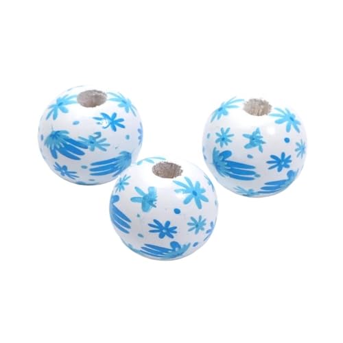 C05601 Abstandshalter aus Holz, rund, Blumenmuster, 16 mm, 10 Stück C05601 Abstandshalter aus Holz, rund, Blumenmuster, 16 mm, 10 Stück von SIDIFU