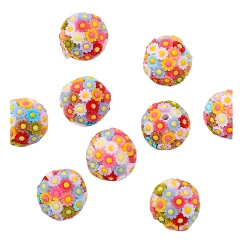 Huaqiu 1 modische Acryl-Blumen-Kugelperlen, farbiges Harz, kleine Blume, Kleidung, Ohrringe, Stift, runde Perlen, DIY-Zubehörmaterial Huaqiu 1 modische Acryl-Blumen-Kugelperlen, farbiges Harz, kleine Blume, Kleidung, Ohrringe, Stift, runde Perlen, DIY-Zubehörmaterial von SIDIFU