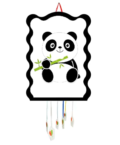 Piñata zum Kindergeburtstag, Pinata für Kinder, Dekoration für Kinderpartys, Jungen und Mädchen, große Pinata, zum Befüllen mit Spielzeug und Süßigkeiten, leicht zu befüllen (Panda) von SIDRAL