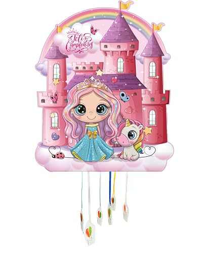 Piñata zum Kindergeburtstag, groß, Pinata für Kinder, Dekoration für Jungen und Mädchen, große Pinatas zum Befüllen mit Spielzeug und Süßigkeiten, einfach zu befüllen (G3) von SIDRAL