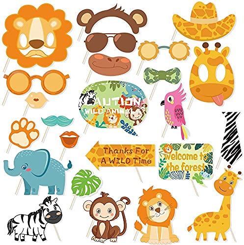 25 Stück Party Photo Booth Requisiten Jungle Animals Themed Summer Party Photo Booth Requisiten Mit StöCken Und Kleber FüR Urlaub,Hochzeit,Kindergeburtstage,Strandpartys,Sommerfest 25 Stück Party Photo Booth Requisiten Jungle Animals Themed Summer Party Photo Booth Requisiten Mit StöCken Und Kleber FüR Urlaub,Hochzeit,Kindergeburtstage,Strandpartys,Sommerfest von SIEBOLD