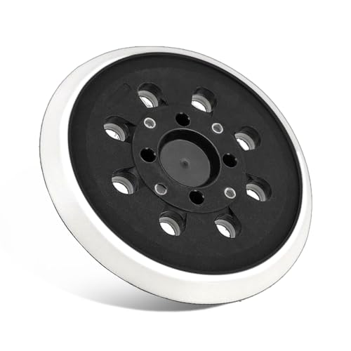 SIGANDG 125 mm Schleifteller, mit 8 Löchern, Professional Schleifteller mit Hook und Loop, ompatibel mit Bosch PEX 300 AE und PEX 400 AE Exzentrischer Schleifmaschine von SIGANDG