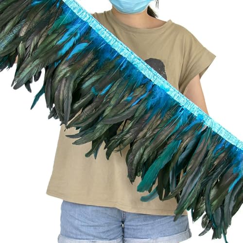 25–30 cm orangefarbener Hahn Fasan Schwanz Federn Besatz Fransen für Handwerk Karneval Party Kleidung Kostüm Feder Band Dekoration 10 m 25–30 cm orangefarbener Hahn Fasan Schwanz Federn Besatz Fransen für Handwerk Karneval Party Kleidung Kostüm Feder Band Dekoration 10 m von SIHAOYY