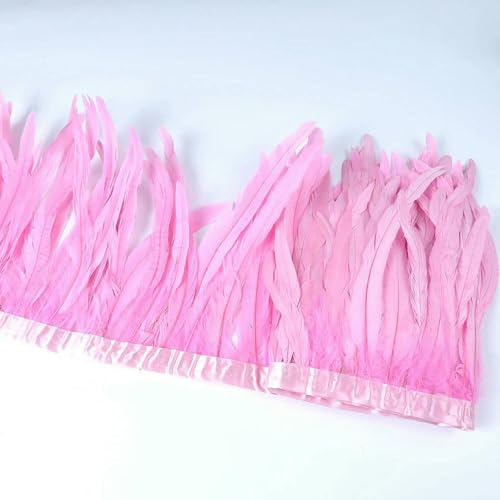2M Hahnschwanz Feder Fransenborte - DIY Nähen Band für Karneval Kostüm Zubehör & Kleidung Dekor 2M Hahnschwanz Feder Fransenborte - DIY Nähen Band für Karneval Kostüm Zubehör & Kleidung Dekor von SIHAOYY