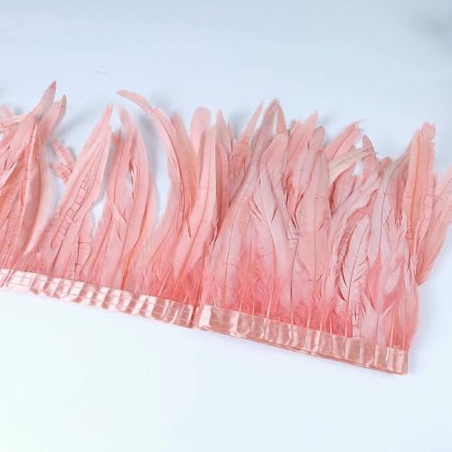 2M Hahnschwanz Feder Fransenborte - DIY Nähen Band für Karneval Kostüm Zubehör & Kleidung Dekor 2M Hahnschwanz Feder Fransenborte - DIY Nähen Band für Karneval Kostüm Zubehör & Kleidung Dekor von SIHAOYY