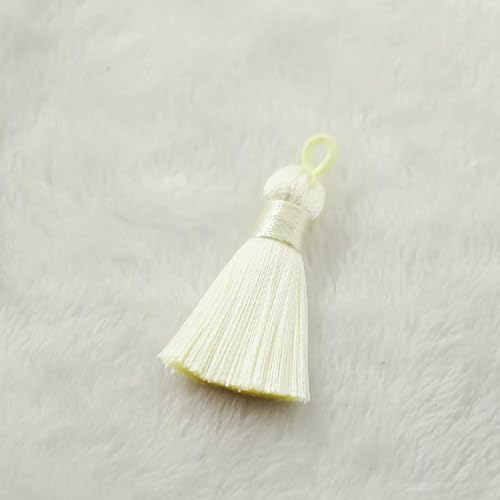 4 cm Seidenquaste, Polyester, vertikale Quaste, Dekoration, Basteln, Schmuck, Nähen, Vorhangzubehör, Zubehör, 5/10 Stück von SIHAOYY