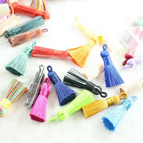 4 cm Seidenquaste, Polyester, vertikale Quaste, Dekoration, Basteln, Schmuck, Nähen, Vorhangzubehör, Zubehör, 5/10 Stück 4 cm Seidenquaste, Polyester, vertikale Quaste, Dekoration, Basteln, Schmuck, Nähen, Vorhangzubehör, Zubehör, 5/10 Stück von SIHAOYY