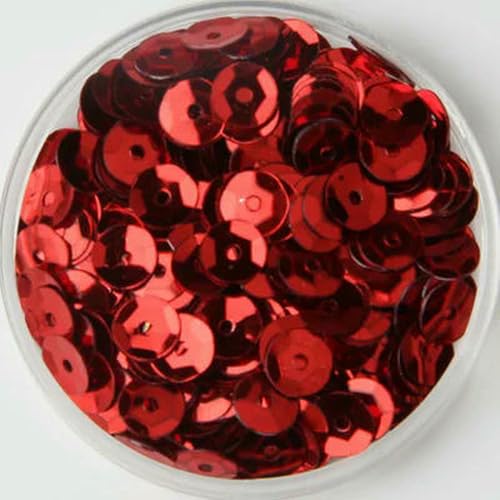 Pailletten, PVC, rund, Nähen, Hochzeit, Handwerk, Damenbekleidung, Zubehör, 10 g, verschiedene Größen, 4 mm, 5 mm, 6 mm von SIHAOYY