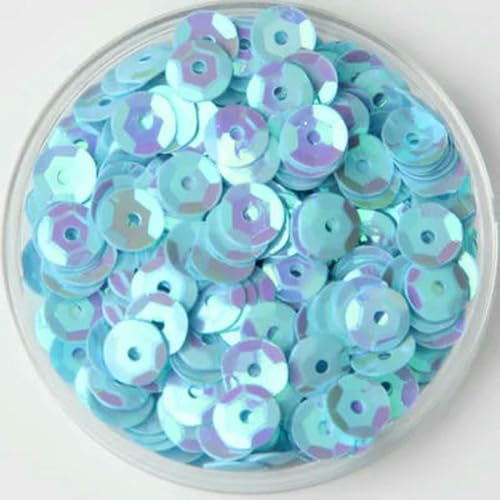 Pailletten, PVC, rund, Nähen, Hochzeit, Handwerk, Damenbekleidung, Zubehör, 10 g, verschiedene Größen, 4 mm, 5 mm, 6 mm von SIHAOYY