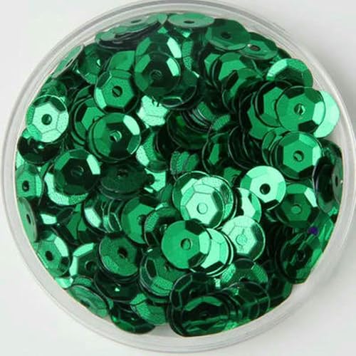 Pailletten, PVC, rund, Nähen, Hochzeit, Handwerk, Damenbekleidung, Zubehör, 10 g, verschiedene Größen, 4 mm, 5 mm, 6 mm von SIHAOYY