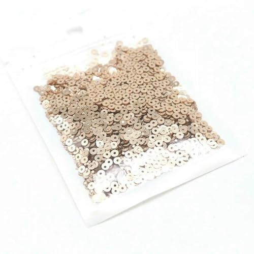 SIHAOYY 10 g einfarbige Pailletten, flach, rund, PVC, lose Pailletten, Stickerei, Handwerk, Damen, Stoff, Stickzubehör, 3 mm, 4 mm, 5 mm, 6 mm von SIHAOYY