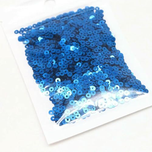SIHAOYY 10 g einfarbige Pailletten, flach, rund, PVC, lose Pailletten, Stickerei, Handwerk, Damen, Stoff, Stickzubehör, 3 mm, 4 mm, 5 mm, 6 mm von SIHAOYY