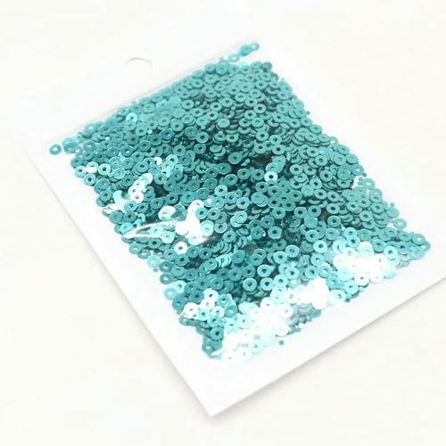 SIHAOYY 10 g einfarbige Pailletten, flach, rund, PVC, lose Pailletten, Stickerei, Handwerk, Damen, Stoff, Stickzubehör, 3 mm, 4 mm, 5 mm, 6 mm von SIHAOYY